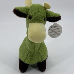NWT Rare Green Stuffed Animal Plush Giraffe‎ Plushie Kidcore Zoo Animal Unique